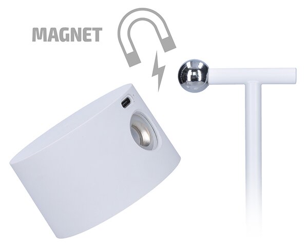 SOLIGHT LED nabíjacia lampička 3v1, 280lm, zmena CCT, stmievanie, biela
