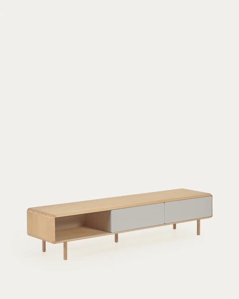 MUZZA Drevený TV stolík Marewa 180 x 41 cm