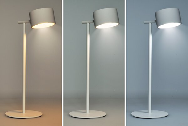 SOLIGHT LED nabíjacia lampička 3v1, 280lm, zmena CCT, stmievanie, biela