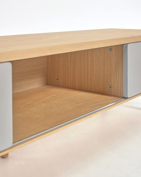 MUZZA Drevený TV stolík Marewa 180 x 41 cm
