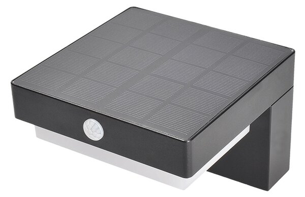 SOLIGHT LED solárne nástenné osvetlenie Palermo, 5W, 400lm, 3000K, USB C