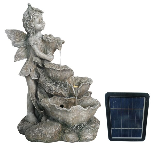 Záhradná solárna fontána BestBerg SF-23 / polyresin / 45 x 34 x 61 cm