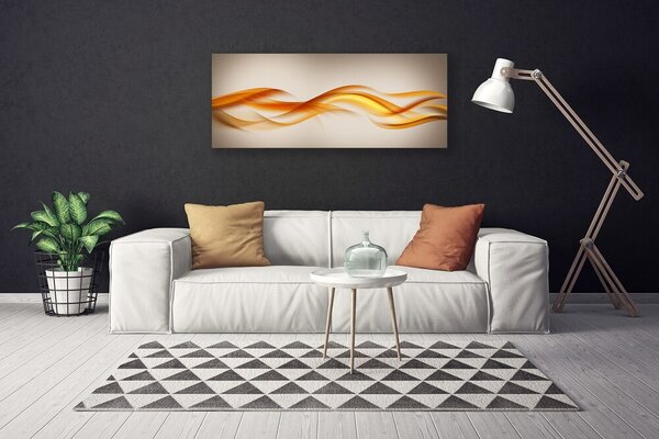 Obraz Canvas Abstrakcia vlny art umenie 125x50 cm