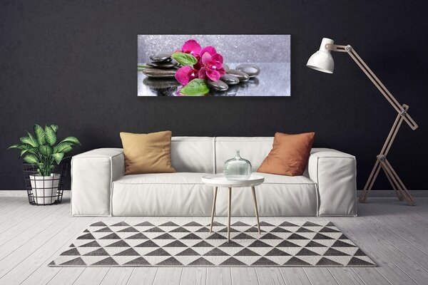 Obraz Canvas Kvet kamene umenie 125x50 cm