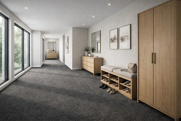 Lano , Koberec metráž Sparkle 413, na mieru, šíře 4m,5m, hnedá, ab (mriežka), detská izba