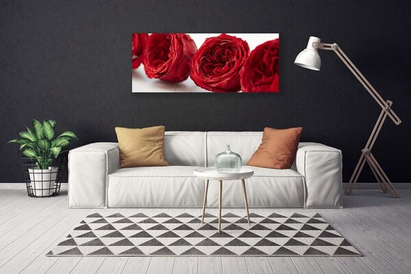 Obraz Canvas Ruže kvety rastlina 125x50 cm