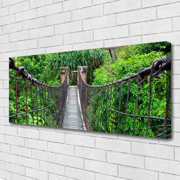 Obraz Canvas Most stromy architektúra 125x50 cm