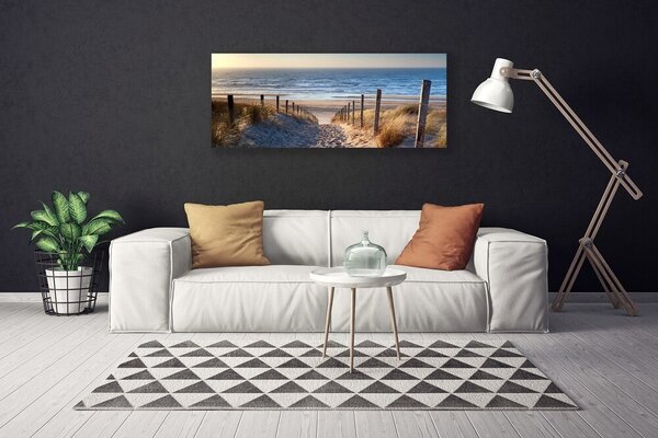 Obraz Canvas Pláž chodník krajina 125x50 cm