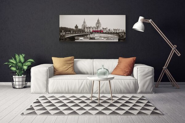 Obraz Canvas Most londýn big ben 125x50 cm