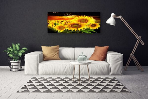 Obraz Canvas Slnečnica kvet rastlina 125x50 cm