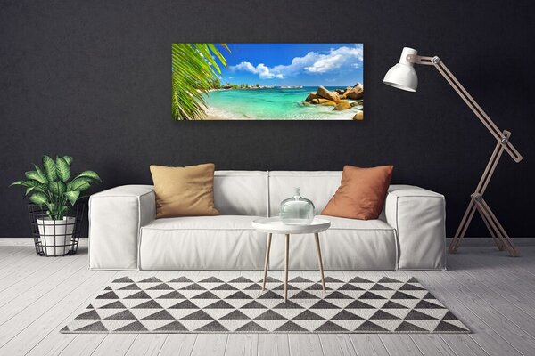 Obraz Canvas More skaly krajina 125x50 cm