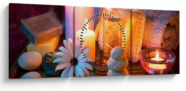 Obraz - Chvíľka odpočinku (s hodinami) (90x30 cm)
