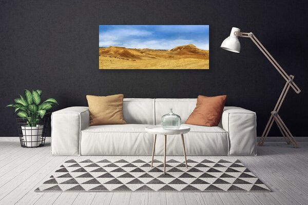 Obraz Canvas Púšť vrcholky krajina 125x50 cm