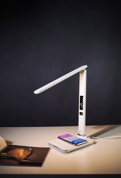 Immax 08966L LED stolná lampička Kingfisher | 8,5W integrovaný LED zdroj | 400lm | 2700-5500K