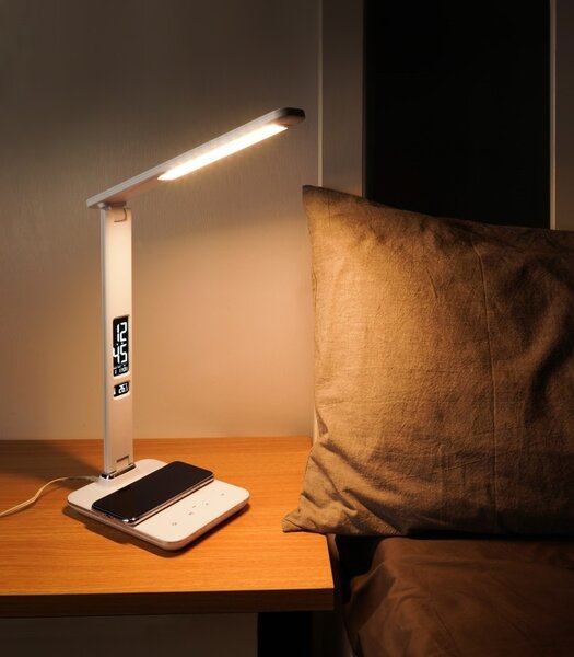 Immax 08966L LED stolná lampička Kingfisher | 8,5W integrovaný LED zdroj | 400lm | 2700-5500K