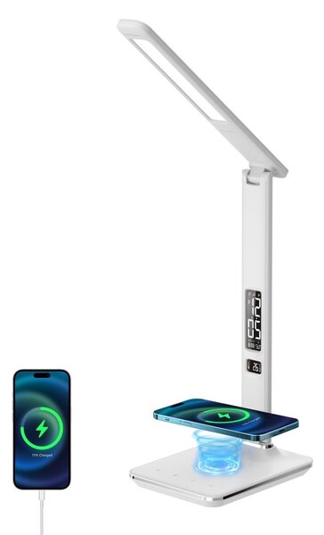 Immax 08966L LED stolná lampička Kingfisher | 8,5W integrovaný LED zdroj | 400lm | 2700-5500K
