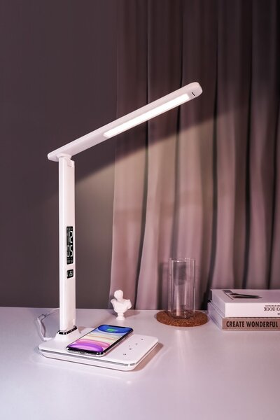 Immax 08966L LED stolná lampička Kingfisher | 8,5W integrovaný LED zdroj | 400lm | 2700-5500K