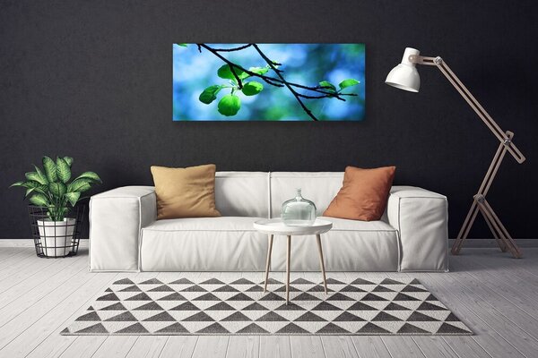 Obraz Canvas Vetva listy rastlina príroda 125x50 cm