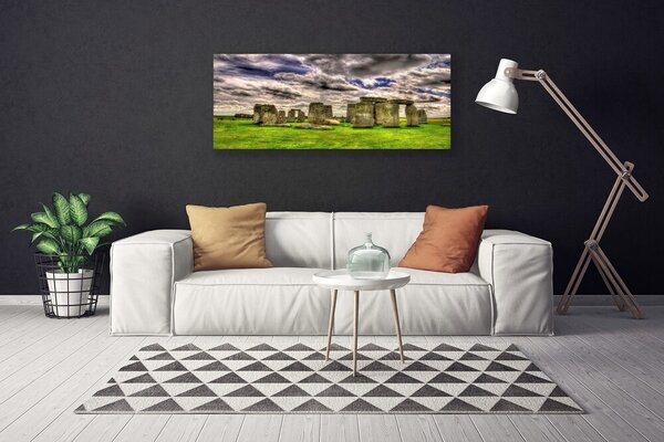 Obraz na plátne Kamene krajina 125x50 cm