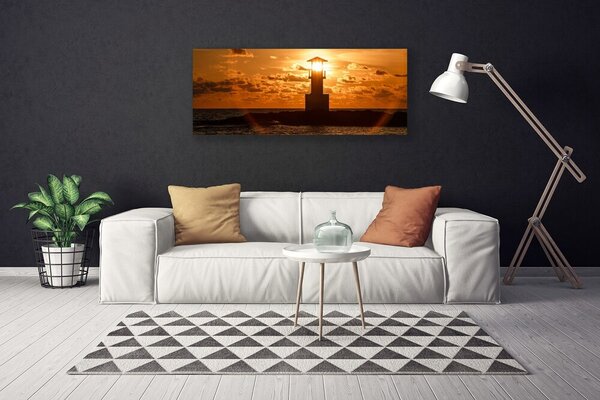 Obraz na plátne Maják architektúra 125x50 cm