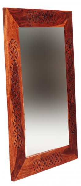 Zrkadlo Mira 60x90 indický masív palisander