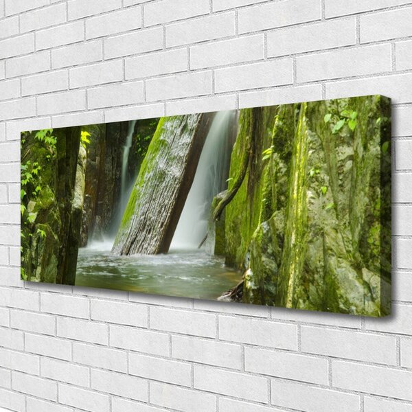 Obraz na plátne Vodopád príroda 125x50 cm