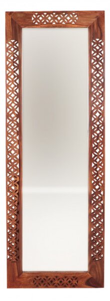 Zrkadlo Mira 60x170 indický masív palisander
