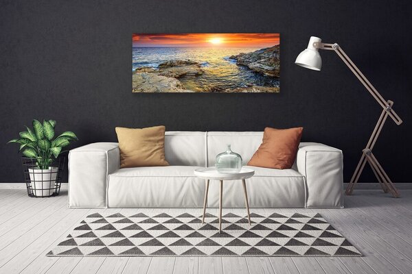 Obraz na plátne More slnko krajina 125x50 cm