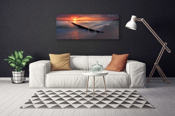 Obraz na plátne Pláž more príroda 125x50 cm