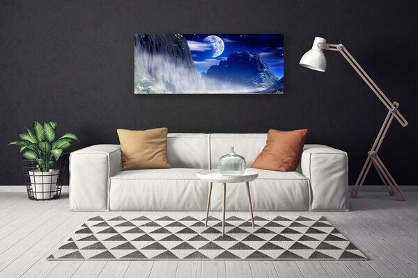 Obraz na plátne Hory noc príroda 125x50 cm