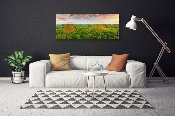 Obraz na plátne Les príroda 125x50 cm