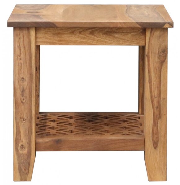 Odkladací stolík Mira 45x45x45 indický masív palisander