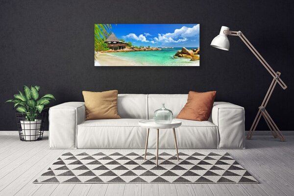 Obraz Canvas Pláž more príroda 125x50 cm