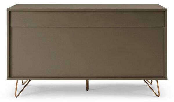 KOMODA, sivá, 120/70/40 cm Livetastic - Komody, Online Only
