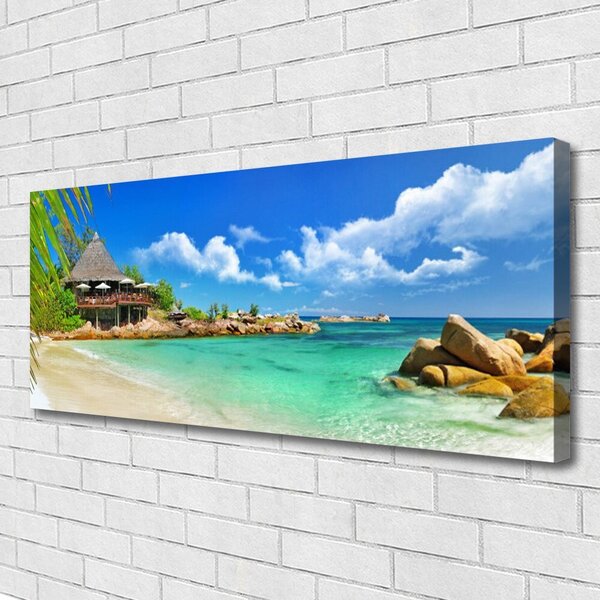 Obraz Canvas Pláž more príroda 125x50 cm