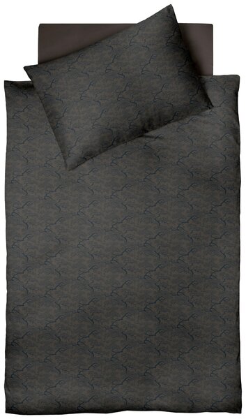 POSTEĽNÁ BIELIZEŇ, damask, tmavomodrá, 140/200 cm Fleuresse - Obliečky & plachty