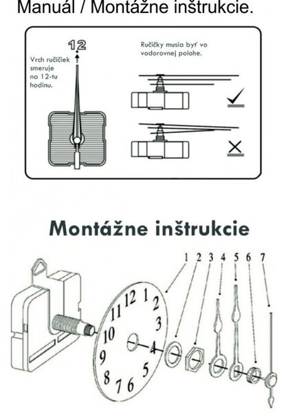 Nástenné hodiny do obývačky I SENTOP IA-192-B
