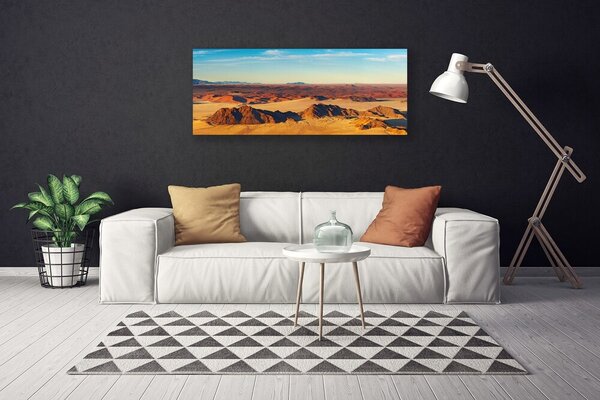 Obraz Canvas Púšť nebo krajina 125x50 cm
