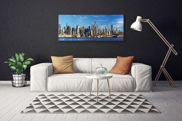Obraz Canvas Mesto mrakodrapy domy 125x50 cm