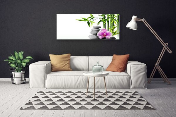 Obraz Canvas Bambus kamene zen umenie 125x50 cm