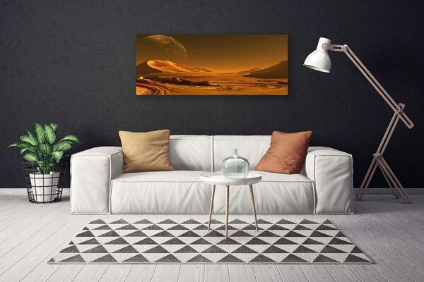 Obraz Canvas Púšť vesmír príroda 125x50 cm