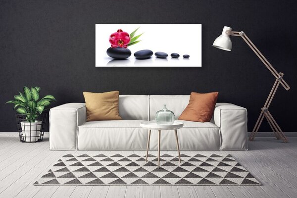 Obraz Canvas Kvet kamene umenie 125x50 cm