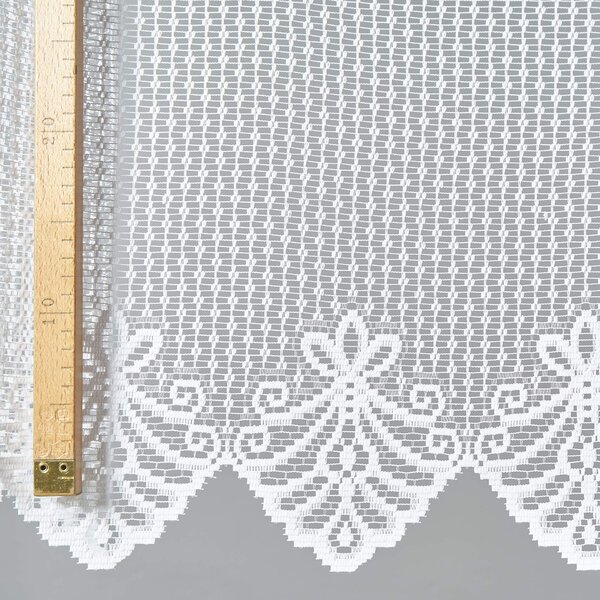 Hrubá žakárová záclona na mieru - metráž, výška 150 cm (A3687)