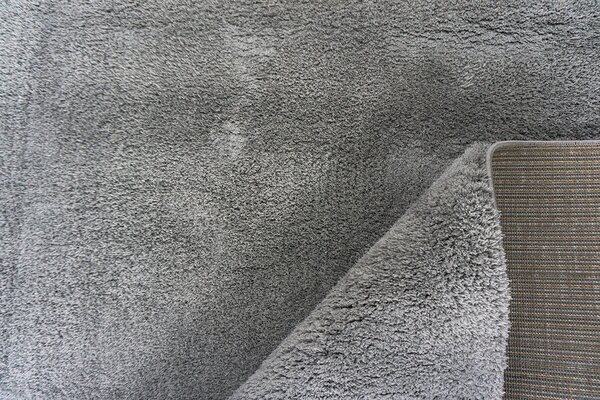 Koberec Microsofty 8301 Light Grey – sivý shaggy obdĺžnik Rozmer: 120x180 cm