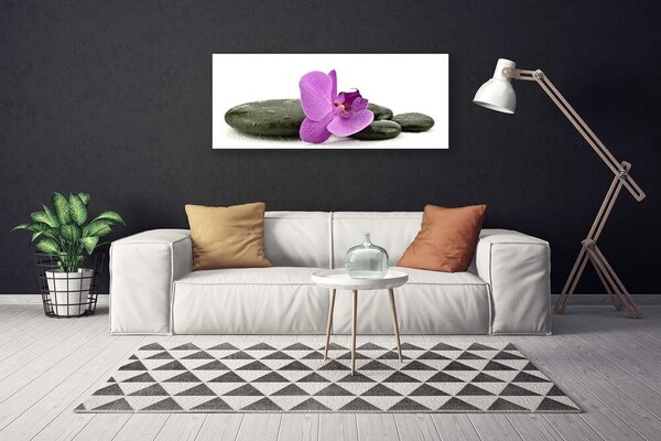 Obraz Canvas Kvet kamene umenie 125x50 cm