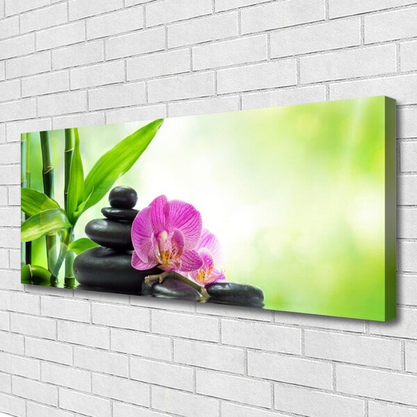 Obraz Canvas Bambus kamene zen umenie 125x50 cm