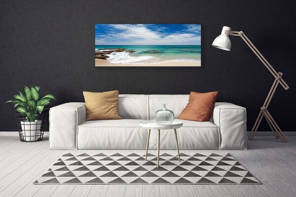 Obraz Canvas Pláž more príroda 125x50 cm