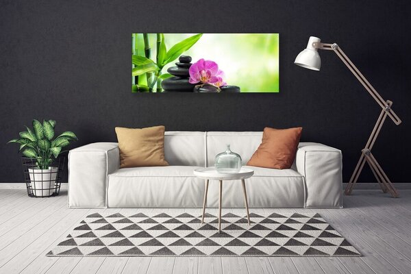 Obraz Canvas Bambus kamene zen umenie 125x50 cm