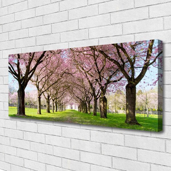 Obraz Canvas Chodník stromy príroda 125x50 cm