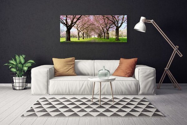 Obraz Canvas Chodník stromy príroda 125x50 cm